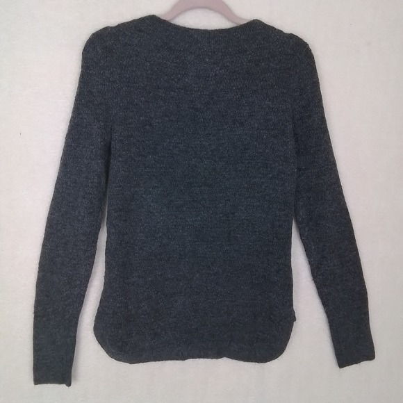LOFT Relaxed Fit Sweater‎ Size S Gray Boat Neck Long Sleeve - Picture 2 of 9